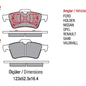 FORD-C-Max,C-Max   11,Focus 11,Kuga, ARKA, CITROEN C, MAZDA 3, NISSAN PRIMERA, OPEL VECTRA C, RENAULT MEGANE II, VOLVO S40 II (WVA:23482)