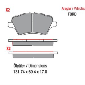 FORD-Fiesta, Tourneo, Courier, B-max, ÖN (WVA:25134)