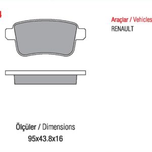 RENAULT-Kangoo 11,Kangoo II Express, Kangoo Ill, ARKA, MERCEDES-BENZ Citan ARKA (WVA:24692)
