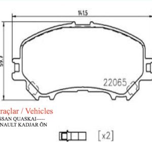 NISSAN QUASKAI—–RENAULT KADJAR ÖN (WVA:22065)